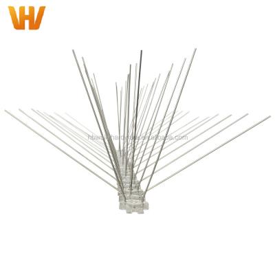 China S.S304 disposable wire 0.3m long with 30 knocks anti bird spikes made in China for sale