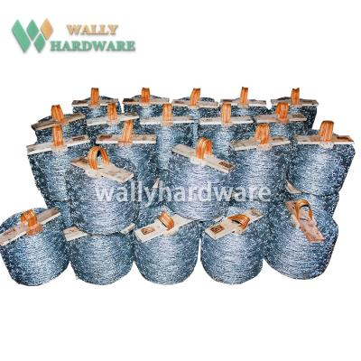 China Agriculture Factory Hot Sale Quality Galvanized Chain Link Fence Top Barbed Wire for sale