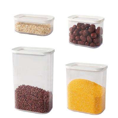 China Freshness Keeping Kitchen Organization 5 Pack Airtight Food Storage Containers with Lids for Cereal Pasta Flour Sugar for sale