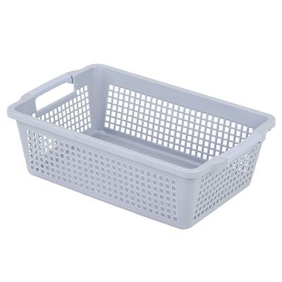 China High Quality Sustainable Plastic Basket Multi Sizes Clothes Organizer For Storage for sale