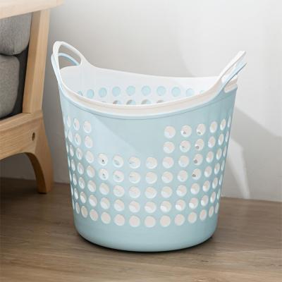 China Flexible Durable Carry Portable Flexible Laundry Basket Soft With Convenient Carry Handles for sale