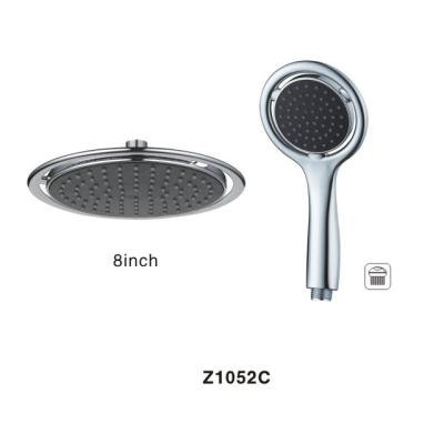 China Without Diverter White Heavy Filtered Hand Held Shower With Ionic Shower Hose Head Shower for sale