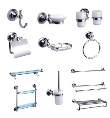 China Hot Traditional Promotion High Quality Towel Rack Bathroom Accessories Wall Mounted Stainless Steel Metal Household Bathroom Set for sale