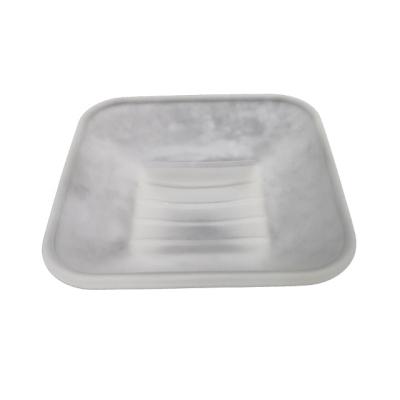 China Factory Eco-friendly High Quality Popular Square Dish Rack Cheap Soap Dish Glass Holder for sale