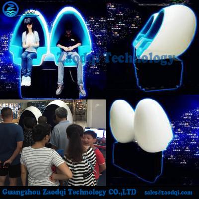 China Amusement machine Electric motion platform low cost big profit 9d vr egg cinema for sale