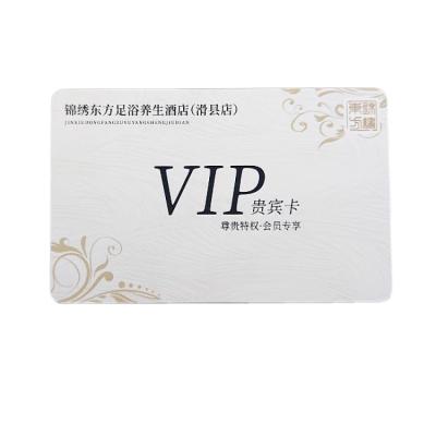 China Menbership Card Credit Card Size Custom Business Card With Embossed Number Overlay For High Quality PVC Business Card for sale