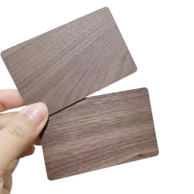 China Europe factory direct sale blank card standard size wooden gift certificates business card with free design for sale