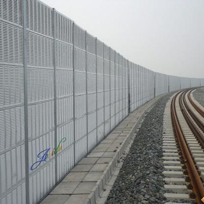 China Industrial Outdoor Sound Barrier Noise Barrier Panels For Highway Highway for sale