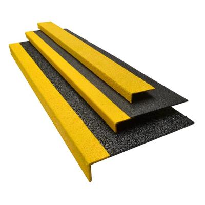 China Exterior / Interior Stair Nosing GRP Fiberglass Treads Stair Nosing For Wooden Staircase Maintenance for sale