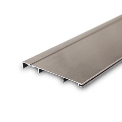 China Modern clear anodized bottom aluminum skirting in the wall for sale