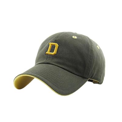 China JOINT Logo 3D Breathable Custom Embroidery Gym Baseball Sports Hats Letter Olive Hat for sale