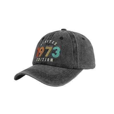 China High Quality COMMON Custom Logo 3D Embroidered Cheapest Letter Number Baseball Cap Sports Dad Cotton Unisex Hat for sale