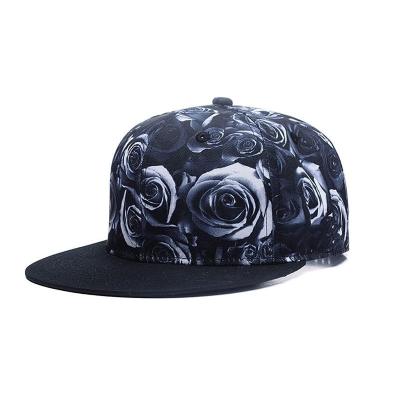 China JOINT Vintage Sports Flowers High Quality Flowers Outdoor Snapback Printed Custom Full Logo Hat For Women Men for sale