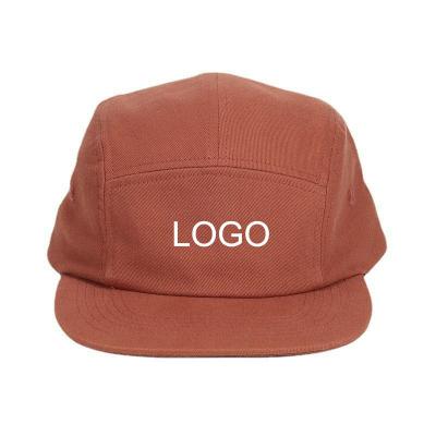 China JOINT Vintage 5 Bill Custom Flat Panel Cotton Unstructured Fashion Logo Outdoor Snapback Hats With Design for sale