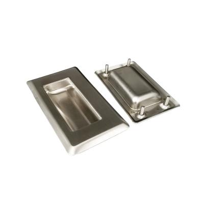 China New Chinese style Stainless steel handle SAL115 116 Hide embedded flush pull Industrial cabinet with screw handle for sale