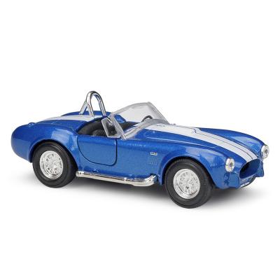 China 2021 Diecast Sports Car Shelby Cobra Vintage Car Models Toy Boot New Product 1/36 Die Cast Alloy Toy Cars For Promotion for sale