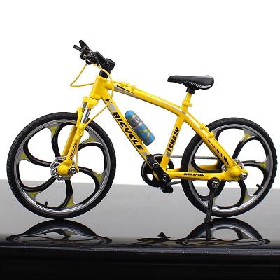 China Toy Wholesale Car Model 1:10 Diecast Mountain Bikes Body Alloy New Models Bike Model Car For Children for sale