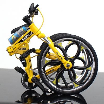 China Diecast Model Toy New Design 1:10 Bike Car Bicycle Diecast Model Alloy Diecast Toy Mini Bike for sale