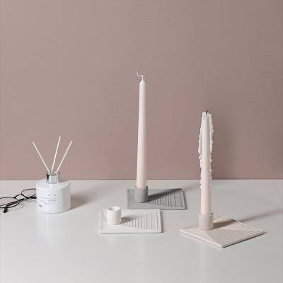 China Home Unique Nordic Wholesale Cheap Ships Style Ceramic Candle Holder Decoration For Home Wedding Decoration for sale