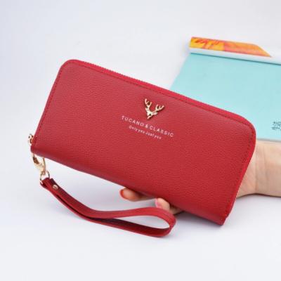 China Waterproof 2022 New Lady Zipper Long Wallet OEM ODM Bag Yiwu Factory for sale