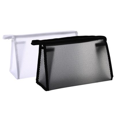 China wholesaleTransparent Cosmetic Bag Waterproof Portable Travel Wash Bag Vintage 2022 Storage Cosmetic Bag for sale