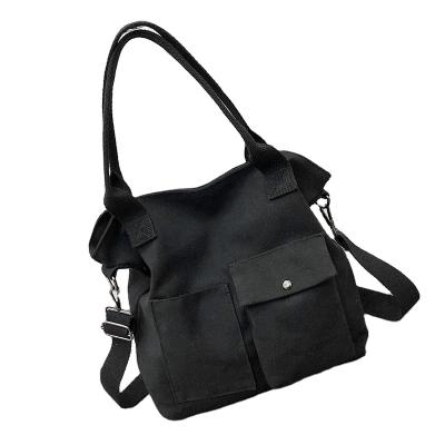 China Fashionable the most popular canvas lady bag oblique one-shoulder bag student handbag for sale