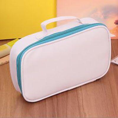 China OEM ODM Washable Plain Large Candy Color White Portable Pencil Case Bag Yiwu Factory for sale