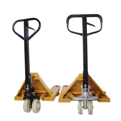 China Hotels Factory Direct Sale 2T 3T Manual Hand Pallet Trolley Pallet Truck for sale