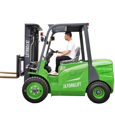 China Hotels Elevator Loading 1Ton 1.5Ton 2Ton 3Ton 5 Ton Montacargas All Electric Fork and Forklift Unloading for sale