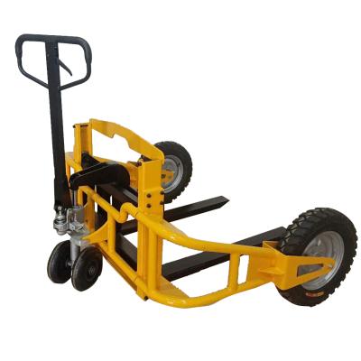 China Yellow 1T 3T Jiangsu Hotels Color Rough Terrain Paddle Truck All Terrain Paddle Jack for sale