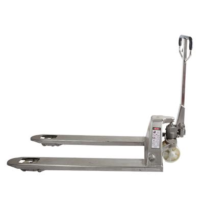 China Hotels Jingxin Hydraulic Hand Pump Stainless Steel Pallet Truck With CE Certified for sale