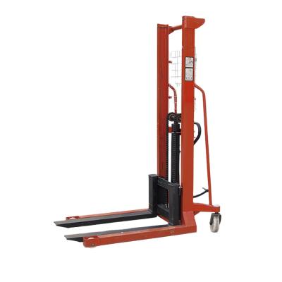 China Garment Shops Factory Direct Sale Manual Hand Jack Lift Stacker Pallet Lifter for sale