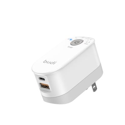 China Budi 2021 Newest 20w Charger Updated PD 20W QC Timer Fast Charging Charger for sale