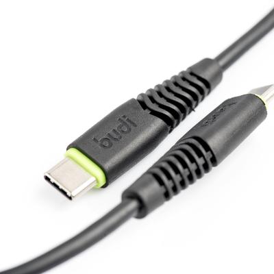 China Fast charging ship new 2020 budi data cable with high quality mobile phone 3a palladium usb c fast charging type c to type c cable for smart cell phone for sale