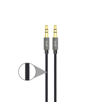 China Headphones to. 3.5mm cable 3.5mm custom 1.2m car accessories new products speaker budi/OEM cable male to male for earphone/cellphone/headset for sale