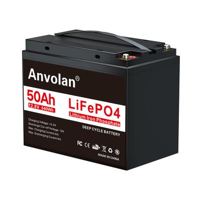 China Anvolan Factory Price Camping RV 12v 100ah Solar Battery Case ABS Empty Storage Battery Box for sale