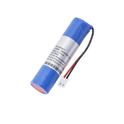 China Toys OEM 18650 3.6v 2600mah lithium ion battery with PCB JST pH 2.54 connector for sale