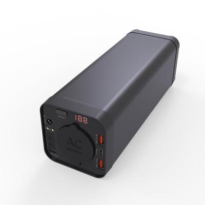 China Portable Type C 150W Power Bank Portable Battery With AC Outlet Can Be Portable Wi-Fi Lamp Laptop Power Supply for sale