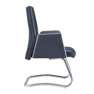 China Professional Manufacture Modern Guest Office Visitor Waiting Revolving Chair With Armrest for sale