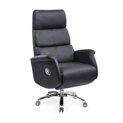 China Office Modern Gaming Chair Style Industrial Leather Recumbent Recumbent Office Chairs With Foot Rest for sale