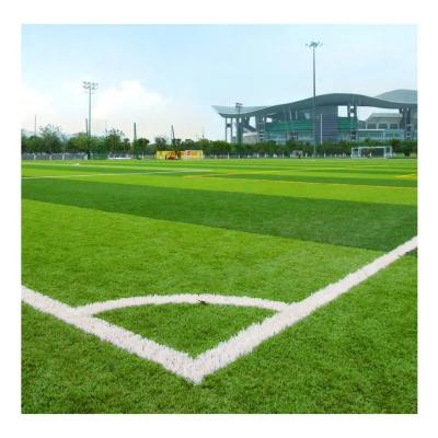 China Durable 5/8inch Gauge Artificial Turf Grass Carpet for Soccer and Football Ground for sale