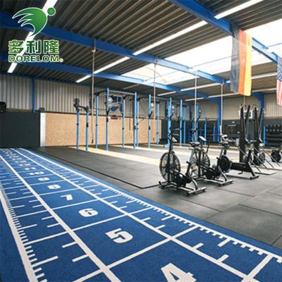 China Durable 63000 Stitches/m2 PE Gym Sled Track Grass Artificial Turf for Sled Running Track for sale