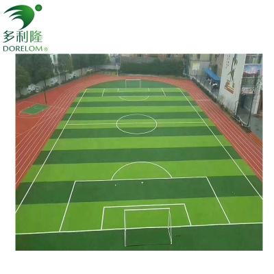 China Mini Football Court Artificial Grass with 50mm Height and Non-woven SBR Backing in 2021 for sale