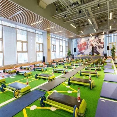 China Gym Fitness Flooring Turf Artificial for Garden Football Field Gym Synthetic Grass for sale