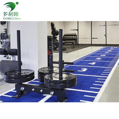 China Green PE Monofilament Artificial Grass for Gym Fitness Flooring in Sport Kindergarden for sale