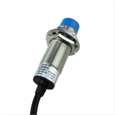 China Wholesale Position Gauge LM18-2008A Induction Proximity Switch Metal 8mm Threaded Cylindrical Sensor for sale