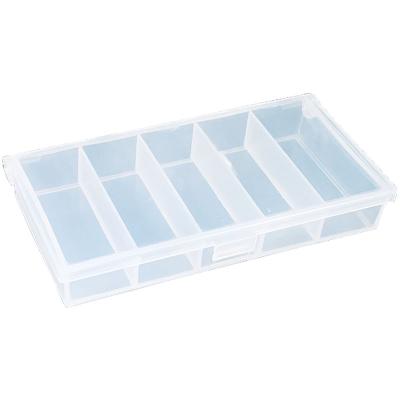 China Fishing Tackle Box Accessories Easy Carry Clear Storage Multi Lure Box For Lure Double Layer 5 8 26 Grid Clear Box for sale