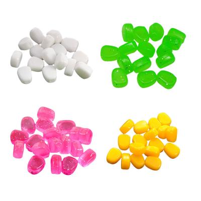 China PVC Soft Lure 100pcs/bag 10mm High Quality Corn Kernels Jerkbait Lure Soft PVC Corn Bait Sinking Fishing For Luring Soft Lures for sale