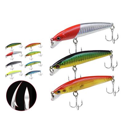 China China Factory Fishing Minnow Wobblers Fishing Lure Outdoor Floating Plastic Baits Fishing Lure 5 Colors for sale