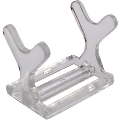 China Handmade Wholesale Clear Acrylic Bait Lure Display Stand Fishing Holder 4.6cm*3.0cm*3.7cm for sale